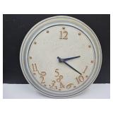 Wishon Harrell Pottery Clock 12 1/2"