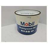 Mobil Advertising Grease Can 6.5" W Japanese ?