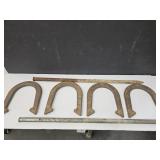 Vintage Horseshoes & Stakes