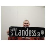 Double Sided  S. Landess  Street Sign 24" L