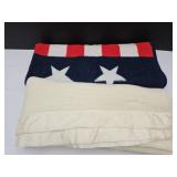 2 Blankets 80x88 & Americana Throw 48x54