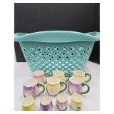 Tulip Mugs & Candleholders, Laundry Basket