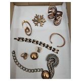 Copper Tone Costume Jewelry