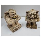 Heavy Resin Gargoyl Statues 6 1/2" high