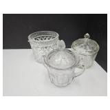 Covered Sugar Dish & Candy Dish & Ice Bucket