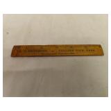 Vintage Advertising Salesman Sample Pocket Ruler