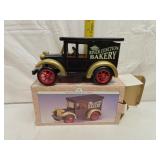 Hand Made Wood Delivery Truck Model with Box