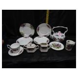 Mixed Lot of Porcelain (Tea Pot = Arthur Wood)