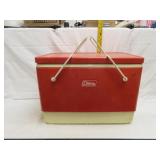 Vintage Metal & Plastic Coleman Cooler 18&1/2" x