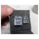 Swarovski Crystal Miniature Town Houses 1&1/8"