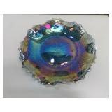 Vintage Indiana Carnival Glass Dish 10"