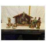 Vintage 13 Piece Musical Nativity (Made in Japan)