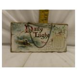 Original 1899 Daily Light Calendar Book Complete