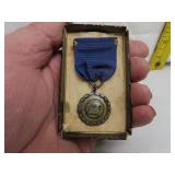 1934 Sterling Silver Typing Award Medal