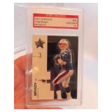 Tom Brady Patriots Graded Collectors Card GEM