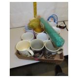 Lot of Coffee Mugs - Umbrella & more