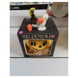 Ceramic Jack-O-Lantern 6" & 3 Halloween