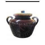 McCoy Pottery Double handle bean pot USA ovenproof