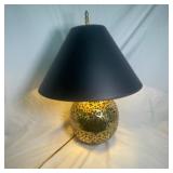 Pierced Brass Lamp