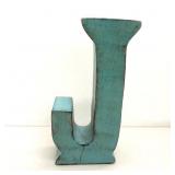 J wood decor teal