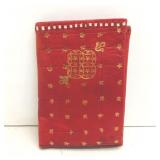 Vintage wallet red Made in Morocco
