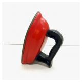 Small iron decor red metal plastic handle