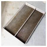 Metal tray / drawer grey