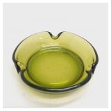 Ashtray green glass