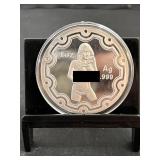 Topless Woman 1 Oz Silver Round