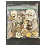 Over 1 Pound Of Foreign Coins