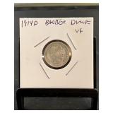 1914D Barber Dime