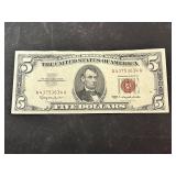 1963 $5 Red Seal Note