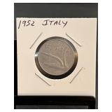 1952 Italy Coin