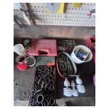 Lot of various tools - includes sockets, hardware,