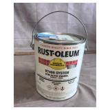 1 gallon high gloss white rustoleum paint