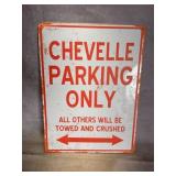 Chevelle tin sign