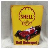 8"x12" Shell Motorsport Tin Sign