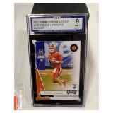 2021 Graded 9 Trevor Lawerence Rookie Football Car