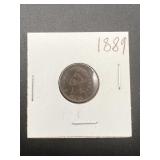 1889 Indian head penny