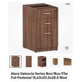 Alera Valancis Box/File Full Pedestal Cabinet - Wa