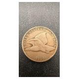 1958 Flying Eagle Cent Penny - nice coin