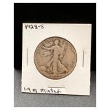 1928-S Silver Walking Liberty Half Dollar