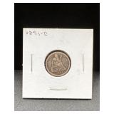 Rare 1891-O Silver Seated Dime