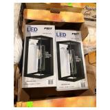 (2) LED Outdoor Lanterns