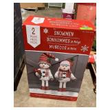 2 pc. Snowmen Decoration