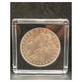 1881-O Morgan Silver Dollar, in acrylic holder