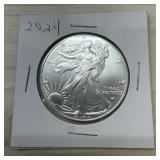 2024 Silver American Eagle, Hard to get Coin