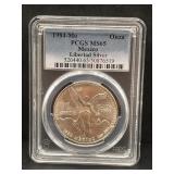 1984-MO PCGS MS65 Onza Silver Libertad