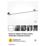 Kohler 24" Towel Bar - Polished Chrome