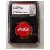 2023 Niue Silver $1 Coca-cola Bottle Cap Pf70 Ultr